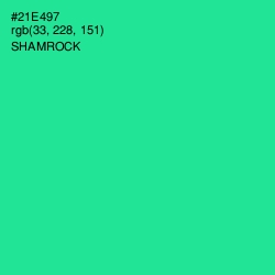 #21E497 - Shamrock Color Image