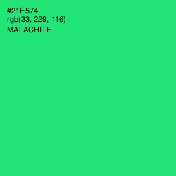 #21E574 - Malachite Color Image