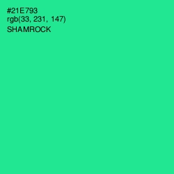 #21E793 - Shamrock Color Image