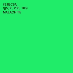 #21EC6A - Malachite Color Image