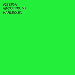 #21EF3A - Harlequin Color Image