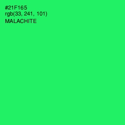 #21F165 - Malachite Color Image