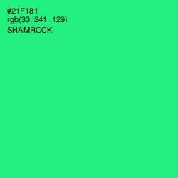#21F181 - Shamrock Color Image