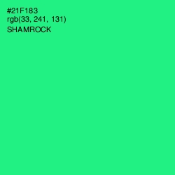 #21F183 - Shamrock Color Image