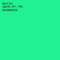 #21F191 - Shamrock Color Image