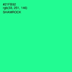 #21FB92 - Shamrock Color Image