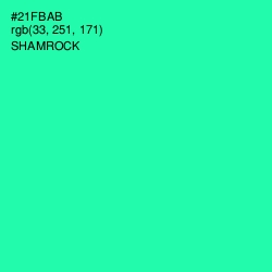 #21FBAB - Shamrock Color Image