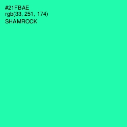 #21FBAE - Shamrock Color Image