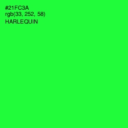 #21FC3A - Harlequin Color Image