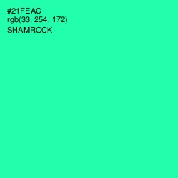 #21FEAC - Shamrock Color Image