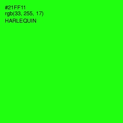 #21FF11 - Harlequin Color Image