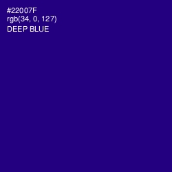 #22007F - Deep Blue Color Image