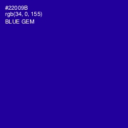#22009B - Blue Gem Color Image
