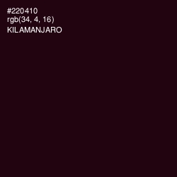 #220410 - Kilamanjaro Color Image