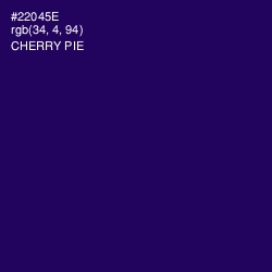 #22045E - Cherry Pie Color Image