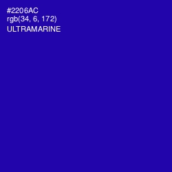 #2206AC - Ultramarine Color Image