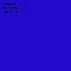 #220ACA - Dark Blue Color Image