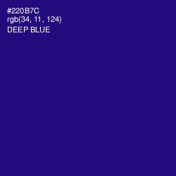 #220B7C - Deep Blue Color Image