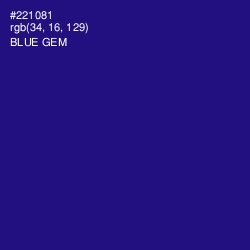 #221081 - Blue Gem Color Image