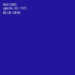 #22169D - Blue Gem Color Image