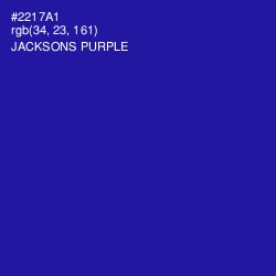 #2217A1 - Jacksons Purple Color Image