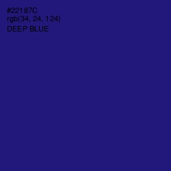 #22187C - Deep Blue Color Image