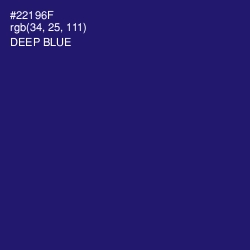 #22196F - Deep Blue Color Image