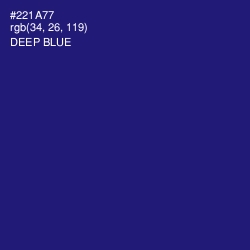 #221A77 - Deep Blue Color Image