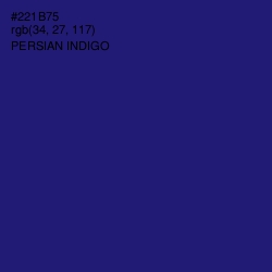 #221B75 - Persian Indigo Color Image