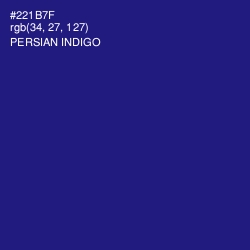 #221B7F - Persian Indigo Color Image