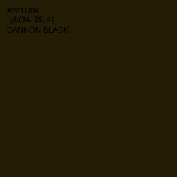 #221D04 - Cannon Black Color Image