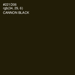 #221D06 - Cannon Black Color Image