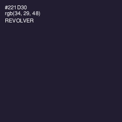 #221D30 - Revolver Color Image