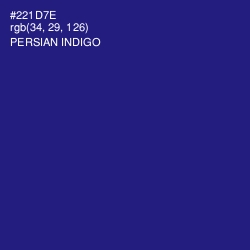 #221D7E - Persian Indigo Color Image