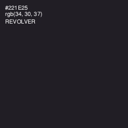 #221E25 - Revolver Color Image