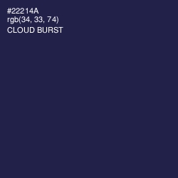 #22214A - Cloud Burst Color Image
