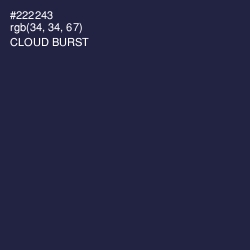 #222243 - Cloud Burst Color Image