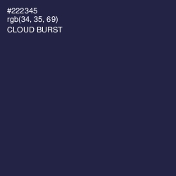 #222345 - Cloud Burst Color Image