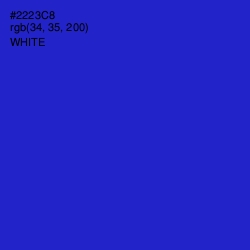 #2223C8 - Dark Blue Color Image