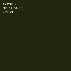 #22260D - Onion Color Image
