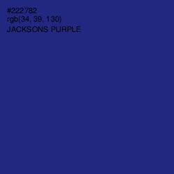 #222782 - Jacksons Purple Color Image