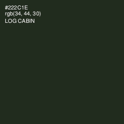 #222C1E - Log Cabin Color Image
