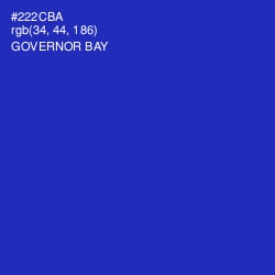 #222CBA - Governor Bay Color Image