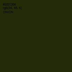 #222D06 - Onion Color Image