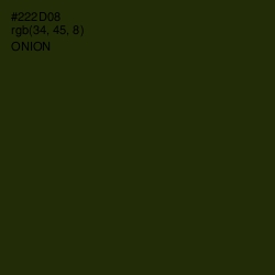 #222D08 - Onion Color Image