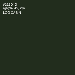 #222D1D - Log Cabin Color Image