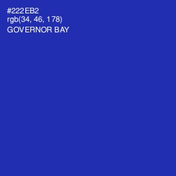 #222EB2 - Governor Bay Color Image