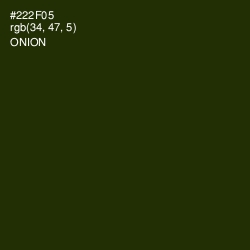 #222F05 - Onion Color Image