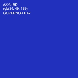 #2231BD - Governor Bay Color Image