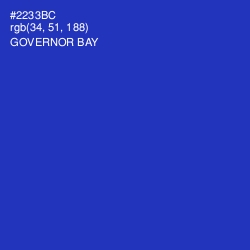 #2233BC - Governor Bay Color Image